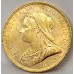 AUSTRALIA 1892 . ONE 1 SOVEREIGN . MELBOURNE . GOLD